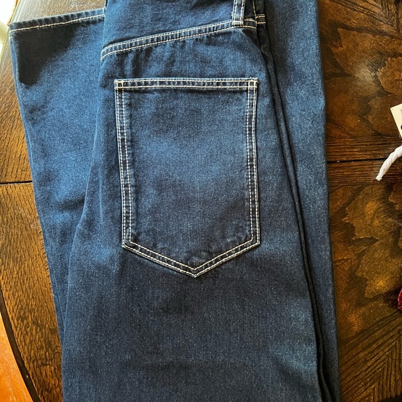 Zara Wide Leg Denim Trousers/Jeans - Picture 5 of 7